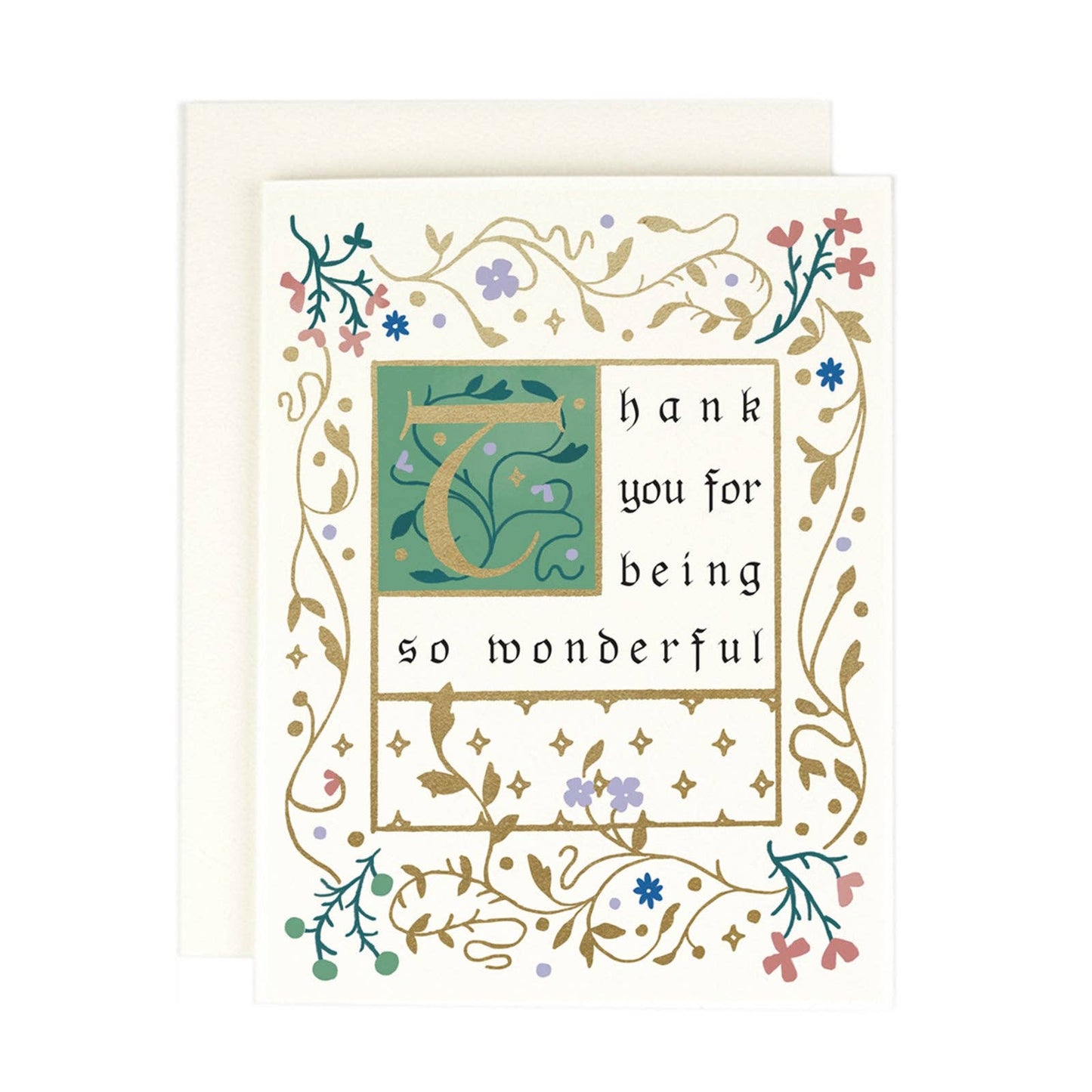 Illuminated Thank You: Single card