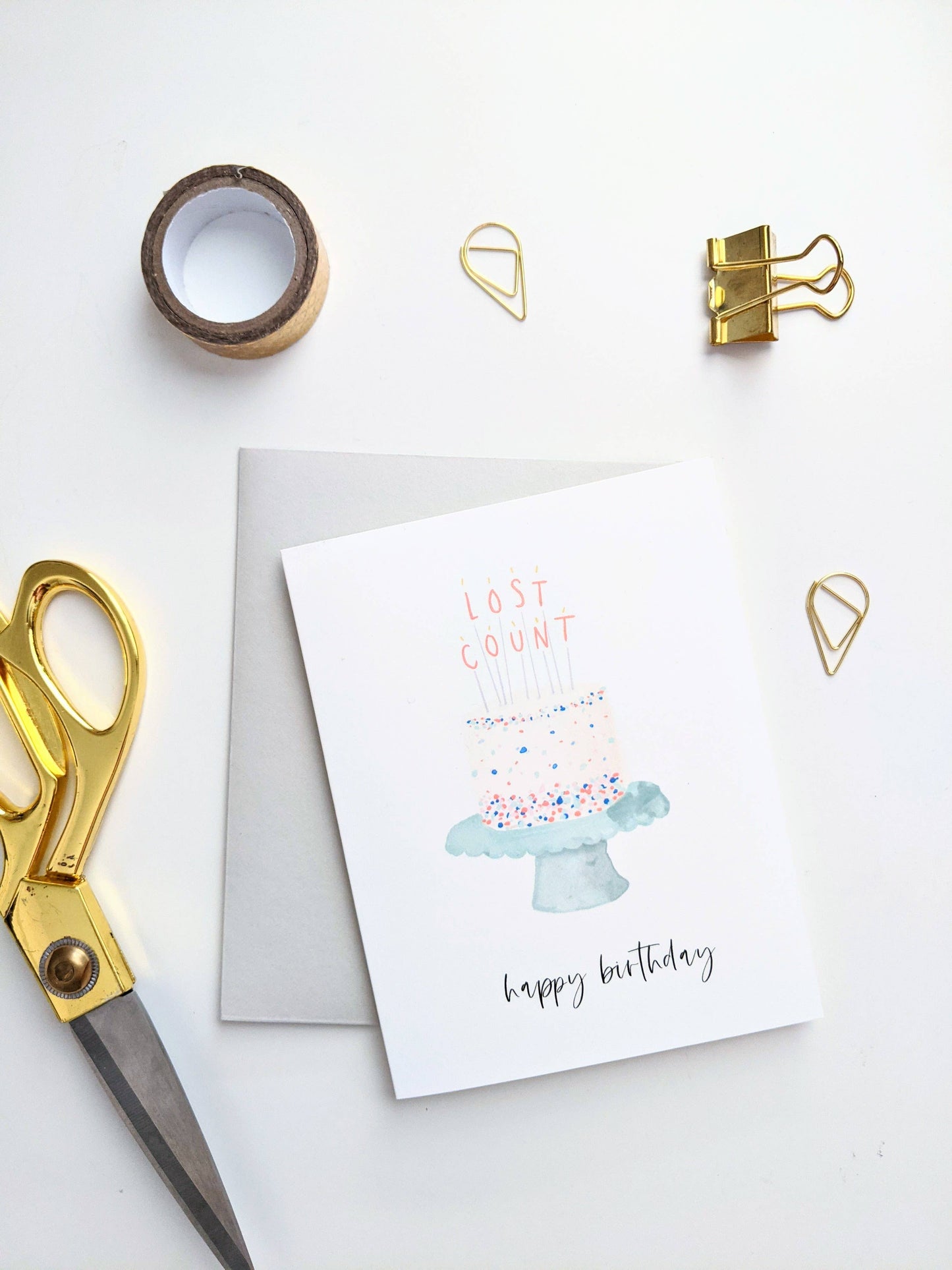 "Lost Count" Greeting Card