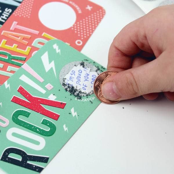 Scratch-off Reward Cards