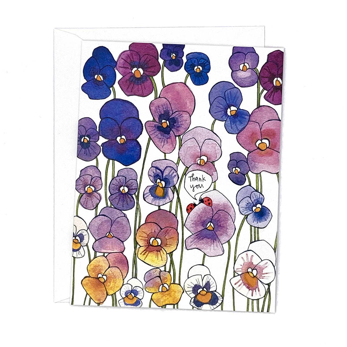 Thank you Ladybugs Notecard
