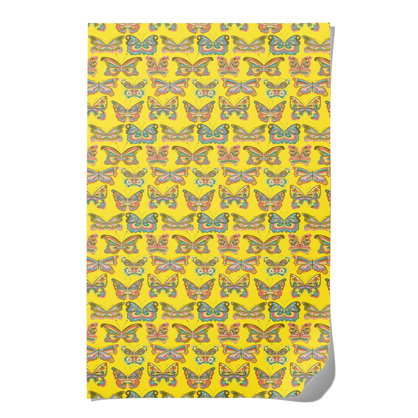 Psychedelic Butterfly wrapping paper