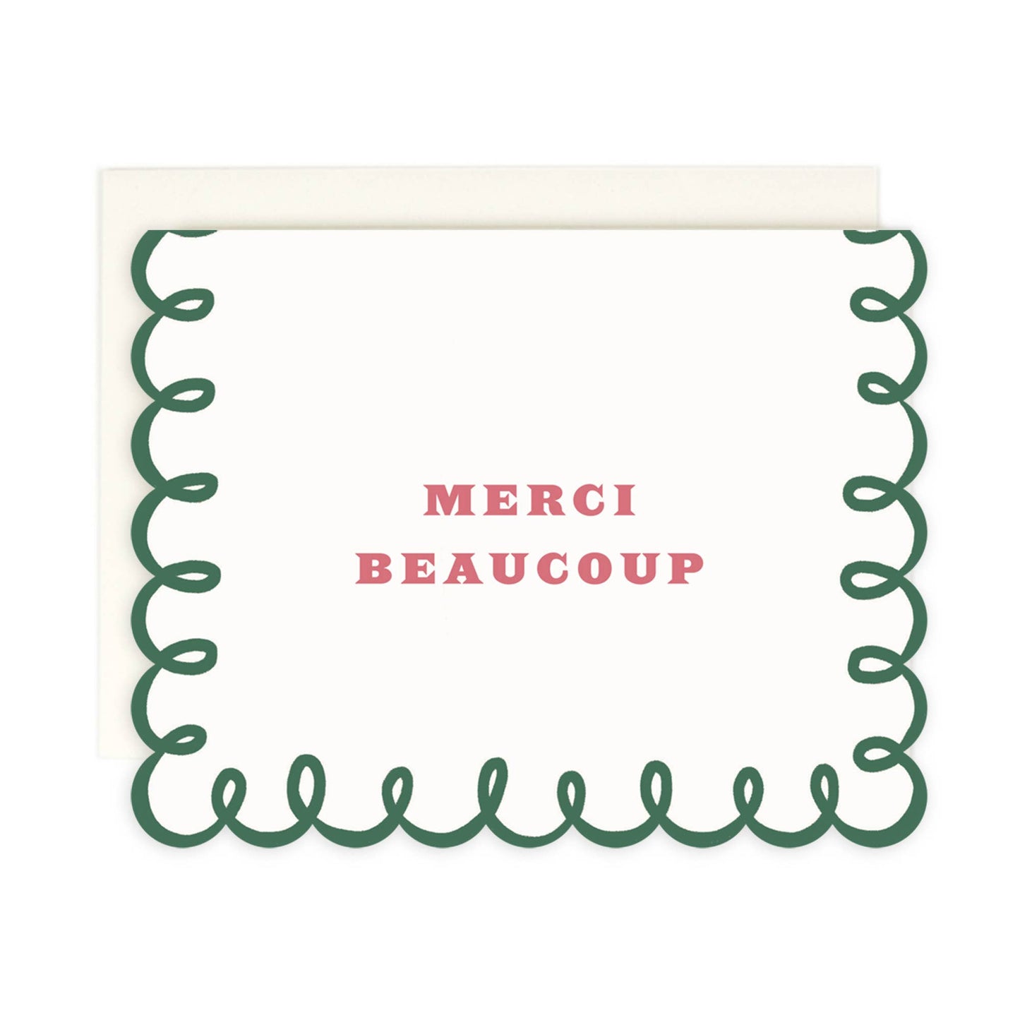 Merci Beaucoup Greeting Card: Single card