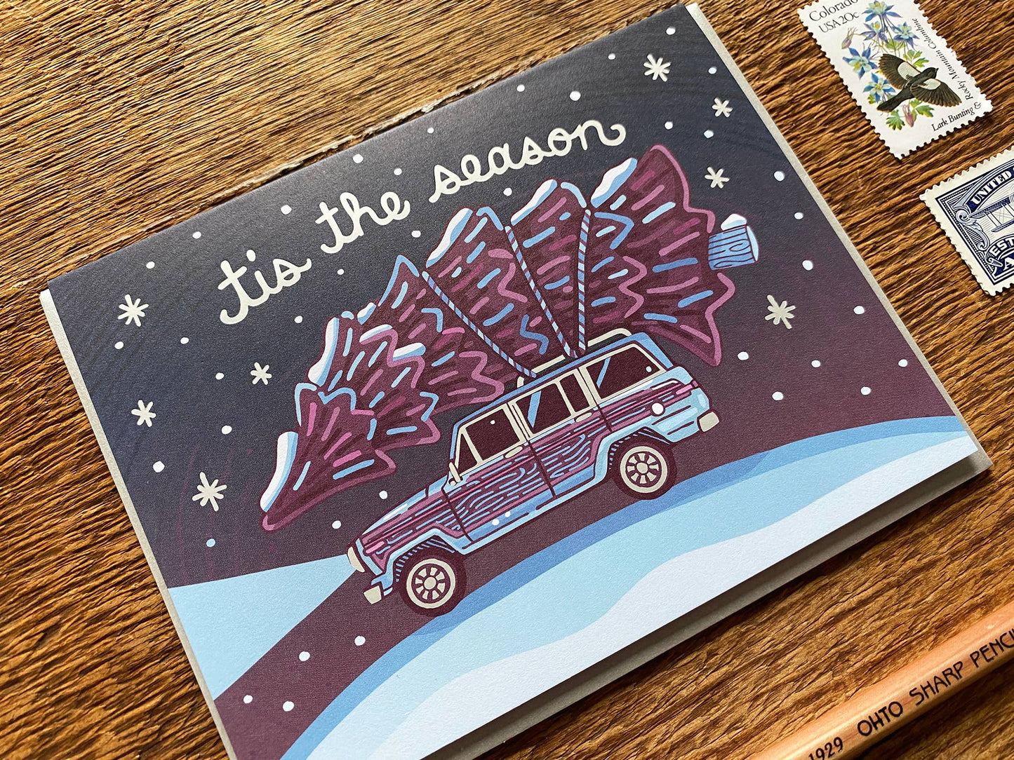 Tis Tree Card: Single Card