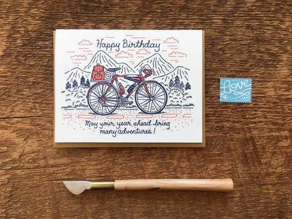 Birthday Bicycle Card