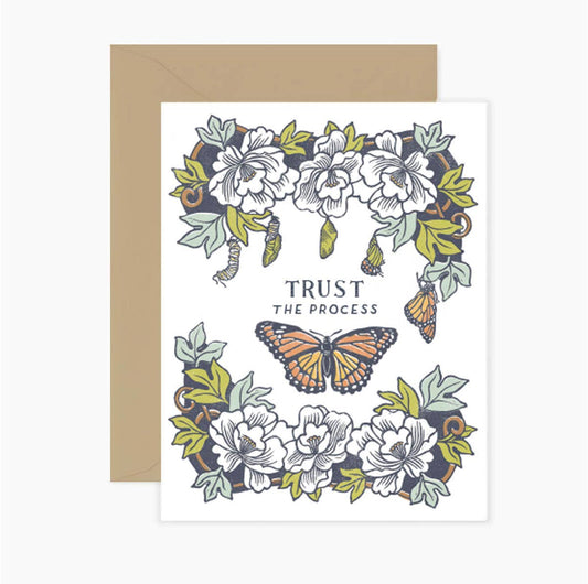Trust the Process - Butterfly Card