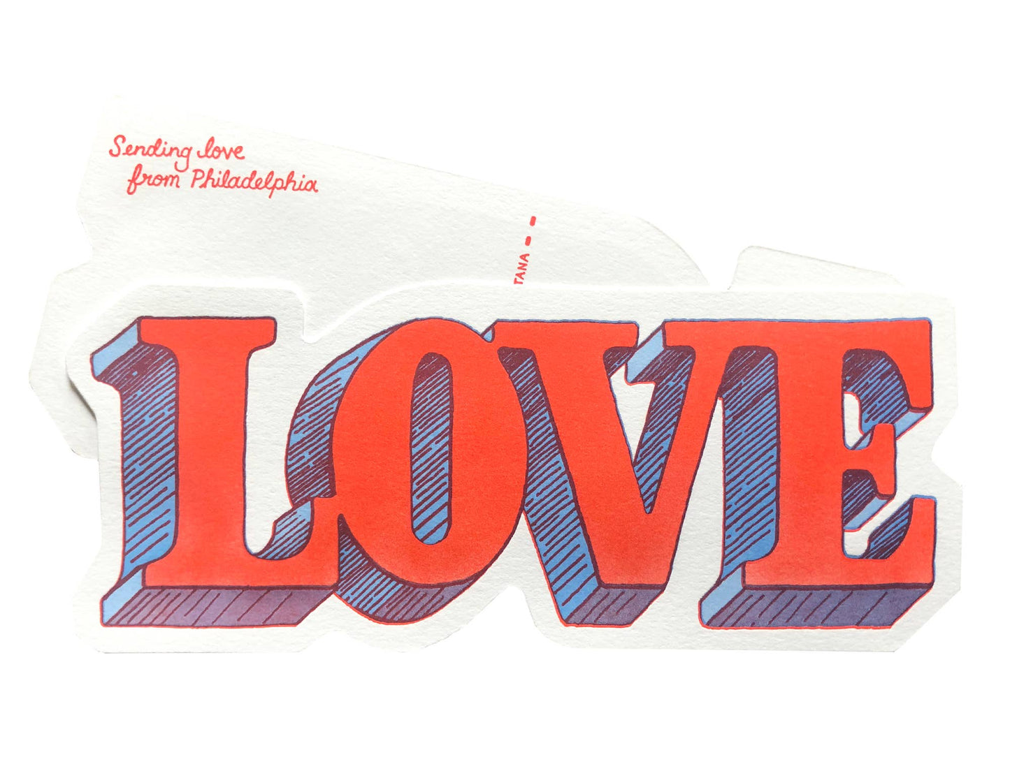 Philadelphia Love Postcard