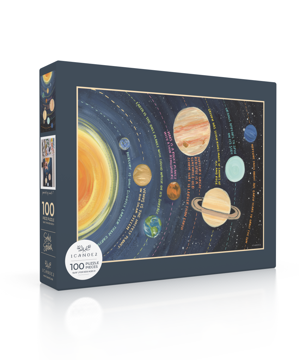 Solar System - 100 Piece Educational Kids Jigsaw Puzzle