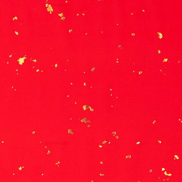 Gold Fleck on Red Stone Paper Roll Wrap