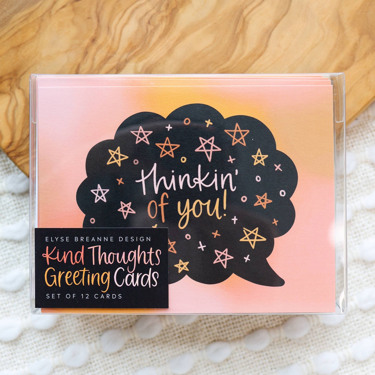 Set of 12 Kind Thoughts Greeting Cards