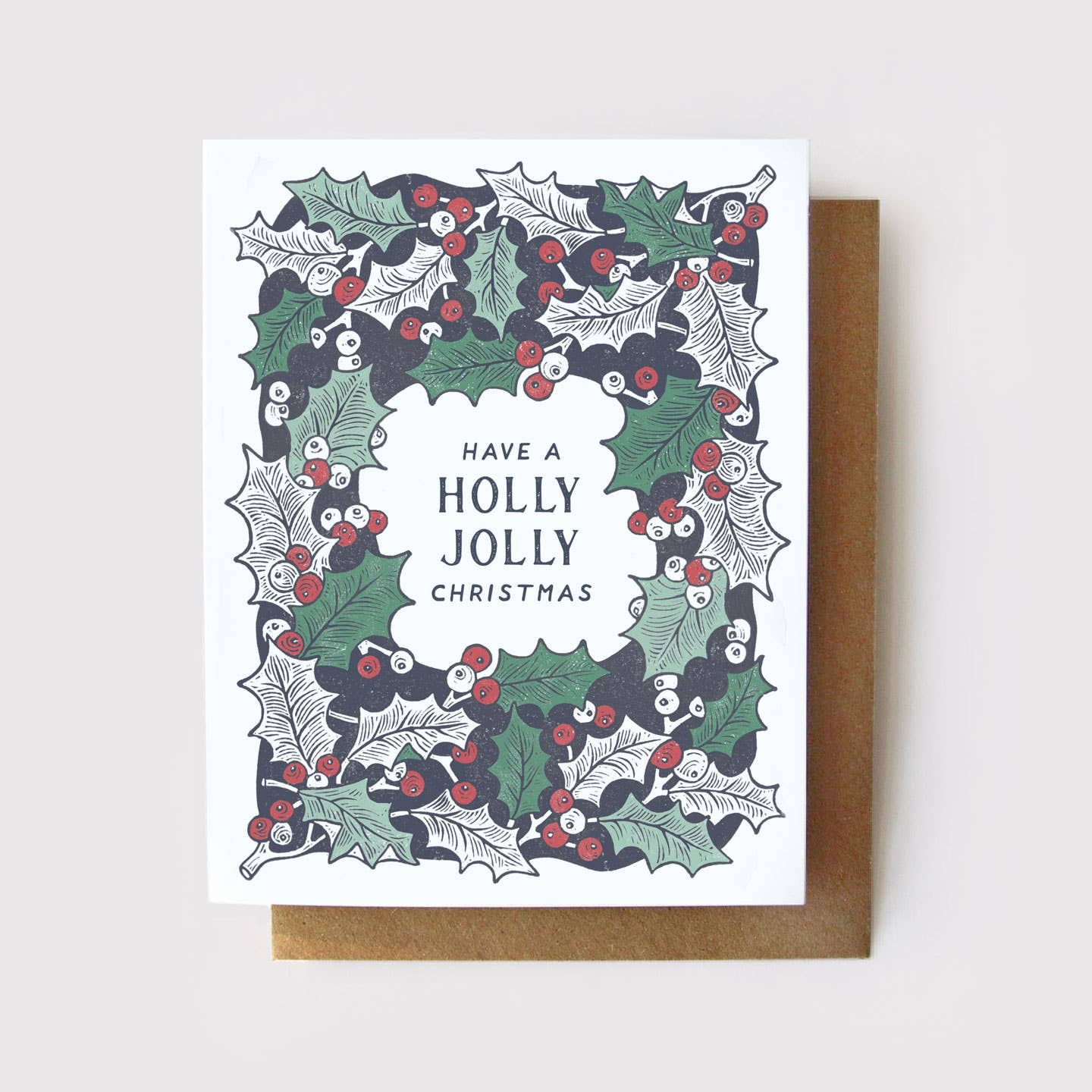 Holly Jolly Christmas Boxed Card Set of 8