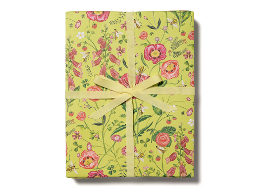 Bees wrapping paper