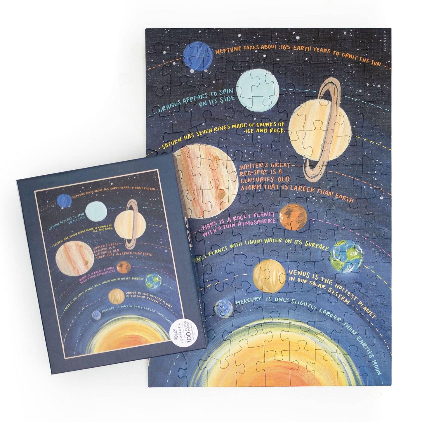 Solar System - 100 Piece Educational Kids Jigsaw Puzzle