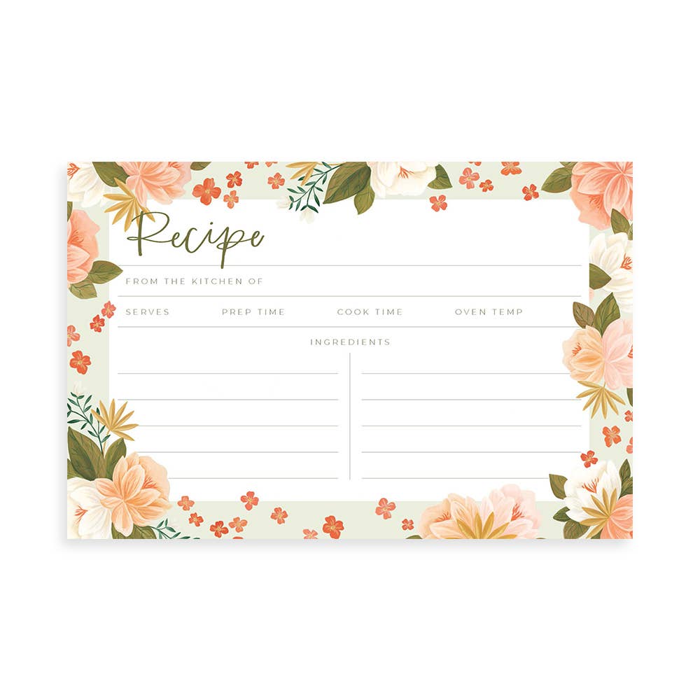 Palm Springs Recipe Cards (Set Of 15 Cards)