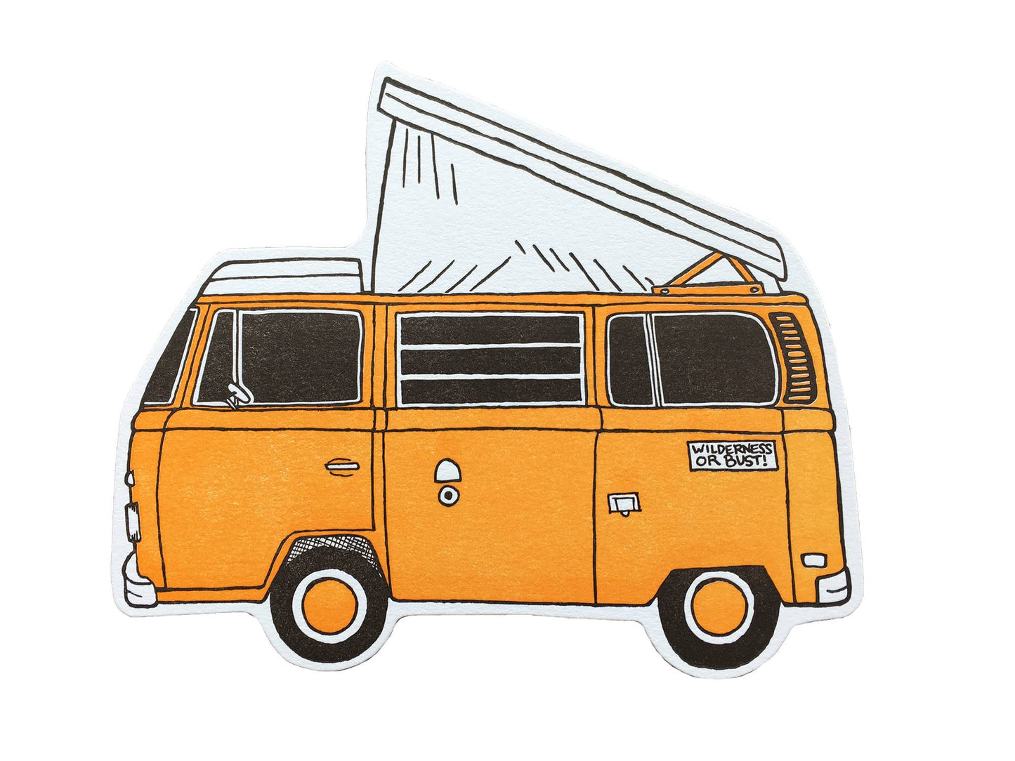 Camper Van Postcard