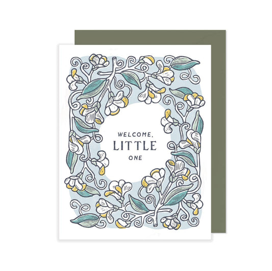 Welcome, Little One Card - Baby Card