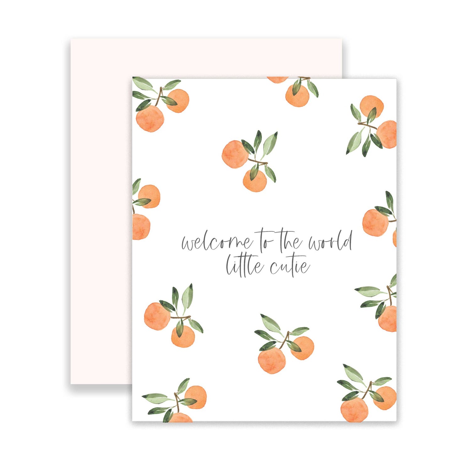 "Welcome Little Cutie" Greeting Card