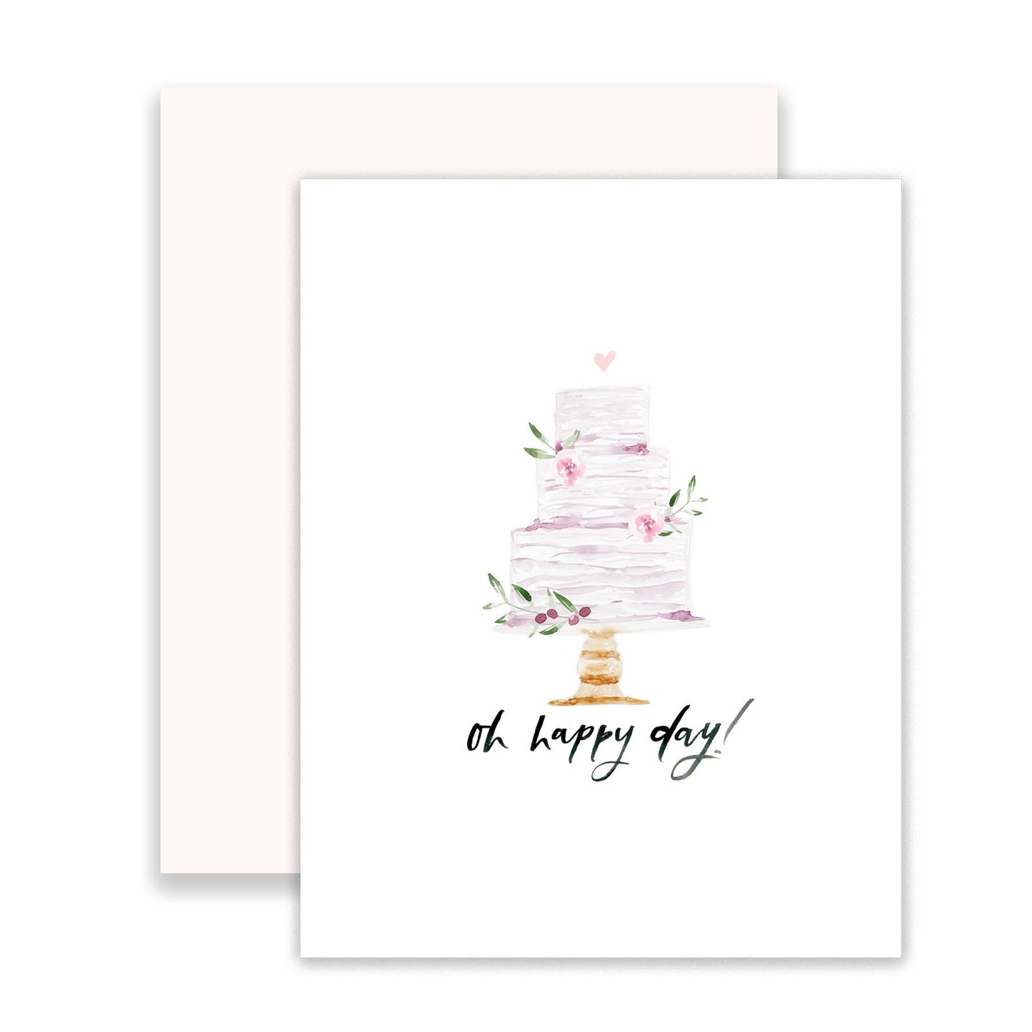 Happy Day Wedding Greeting Card