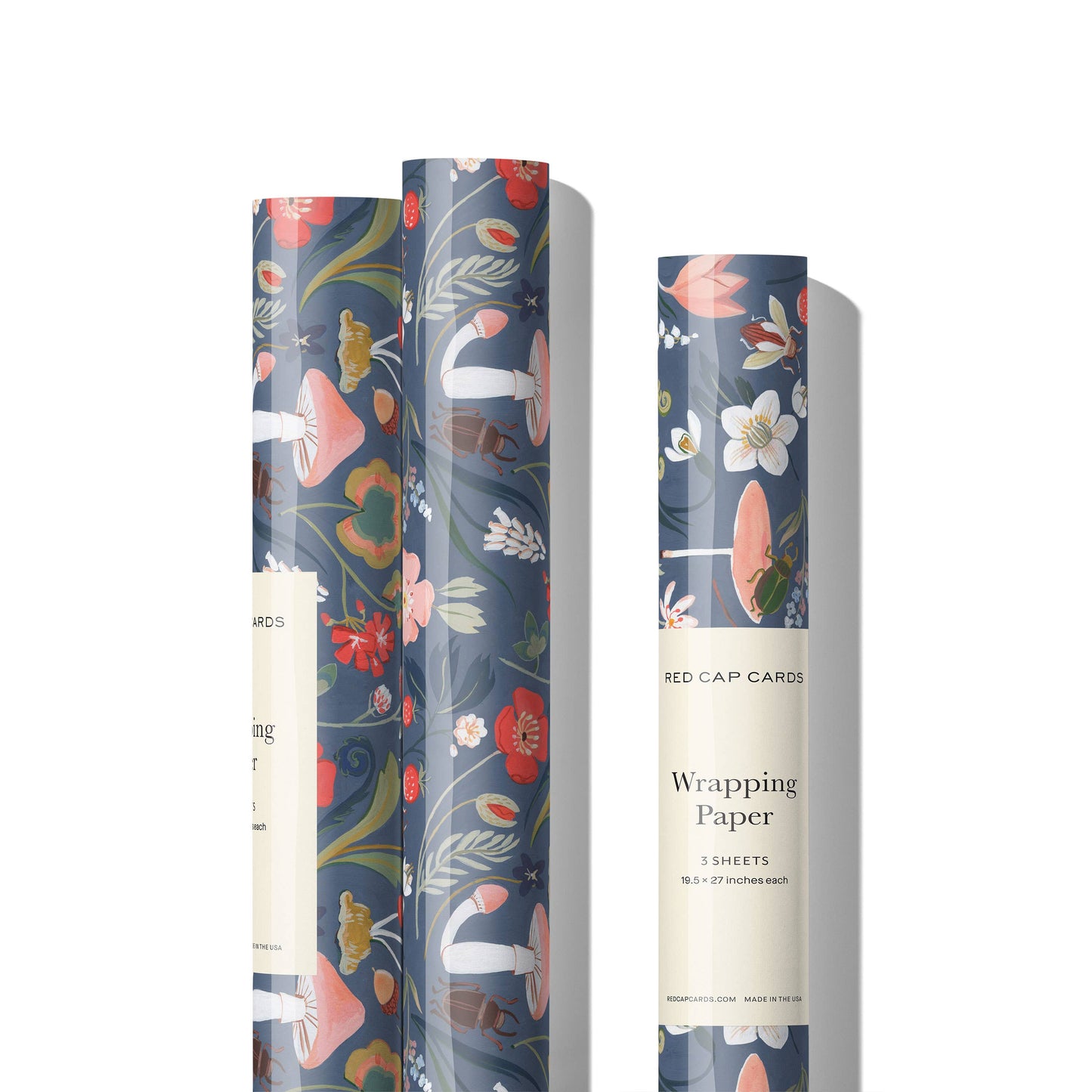 Forest Blue wrapping paper