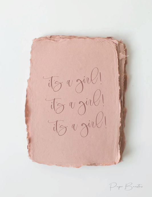 It's a Girl! | Baby Shower Greeting Card