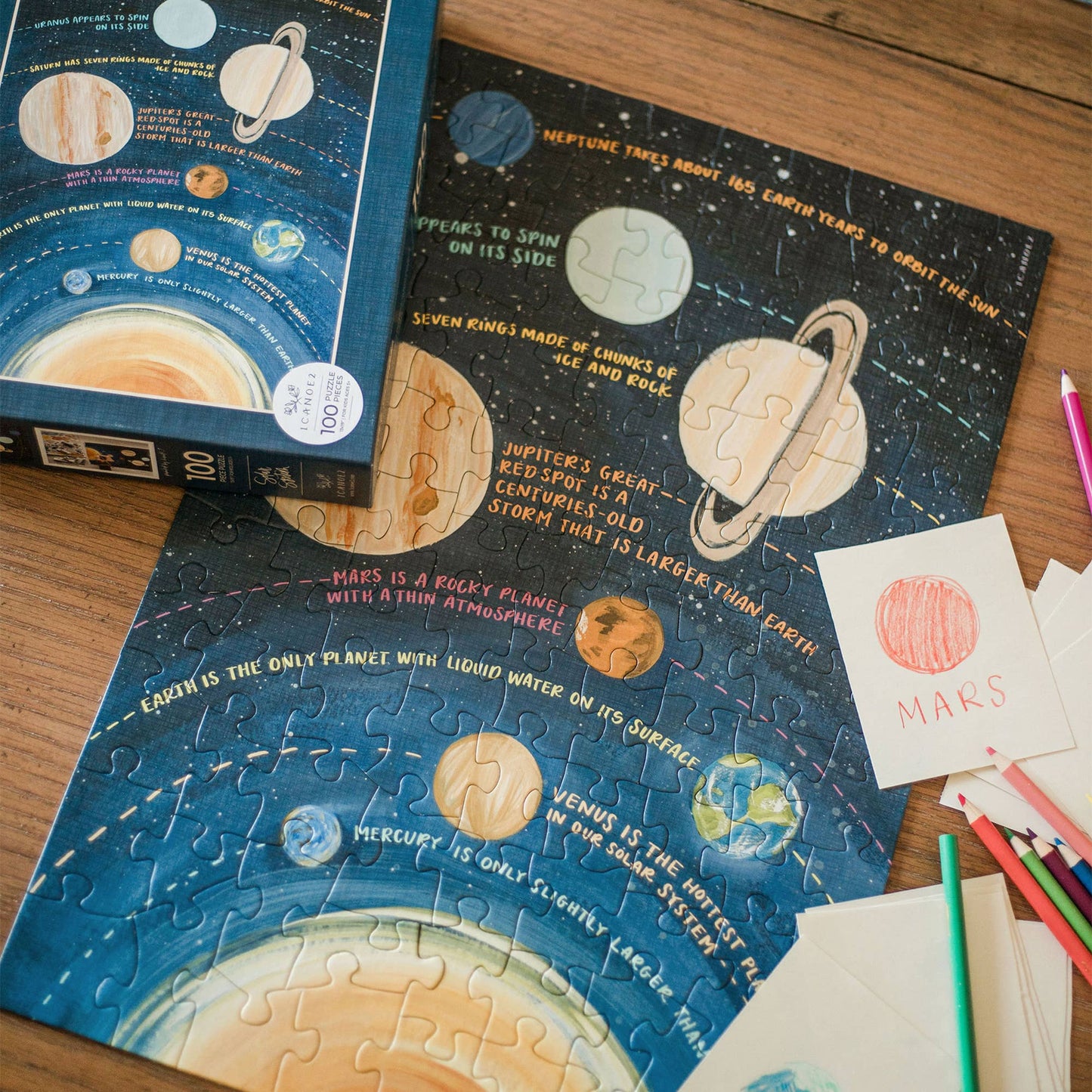 Solar System - 100 Piece Educational Kids Jigsaw Puzzle