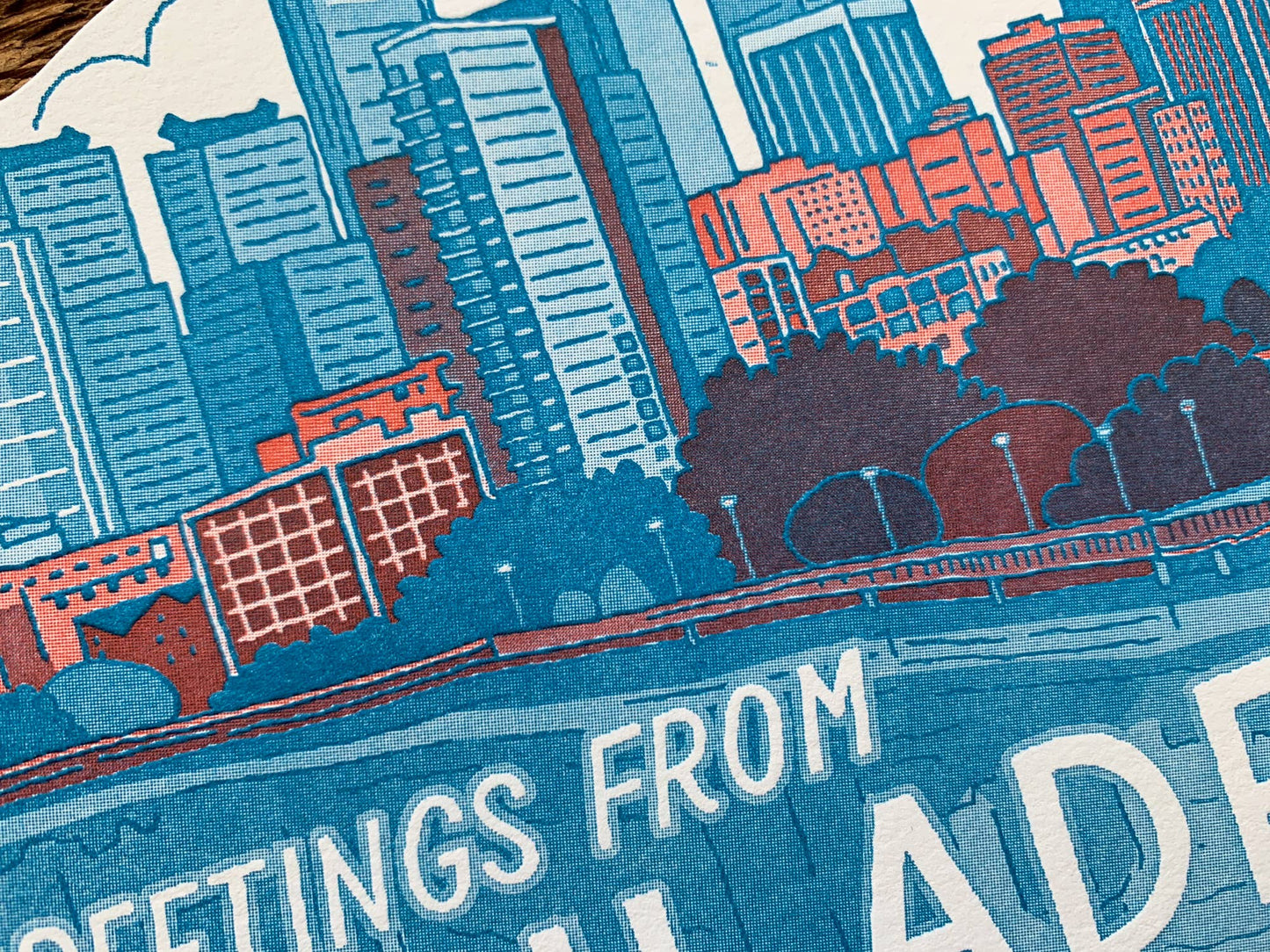 Philadelphia Skyline Postcard