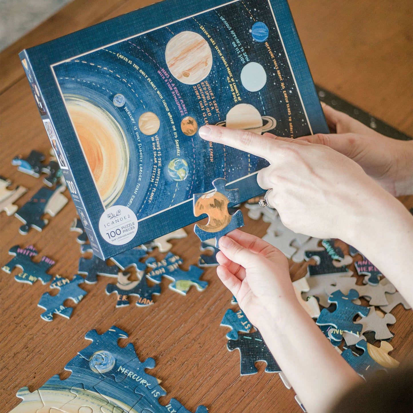 Solar System - 100 Piece Educational Kids Jigsaw Puzzle
