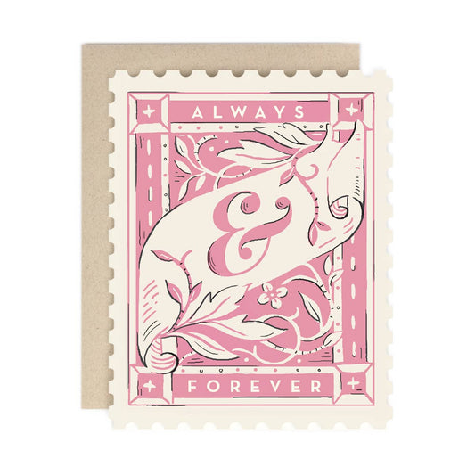 Always & Forever Stamp Greeting Card: Default
