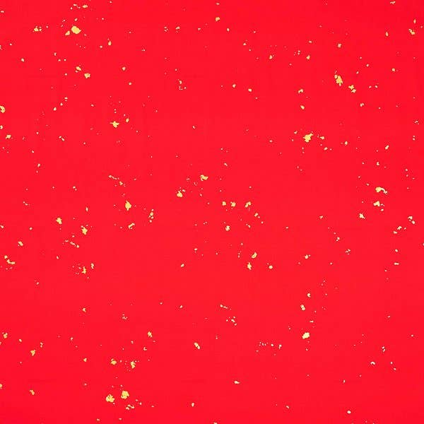 Gold Fleck on Red Stone Paper Roll Wrap