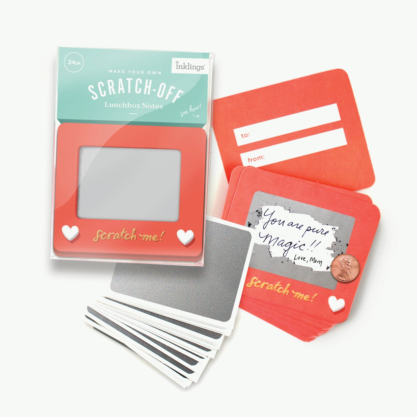 Scratch-off Lunchbox Notes - Scratch-a-Sketch