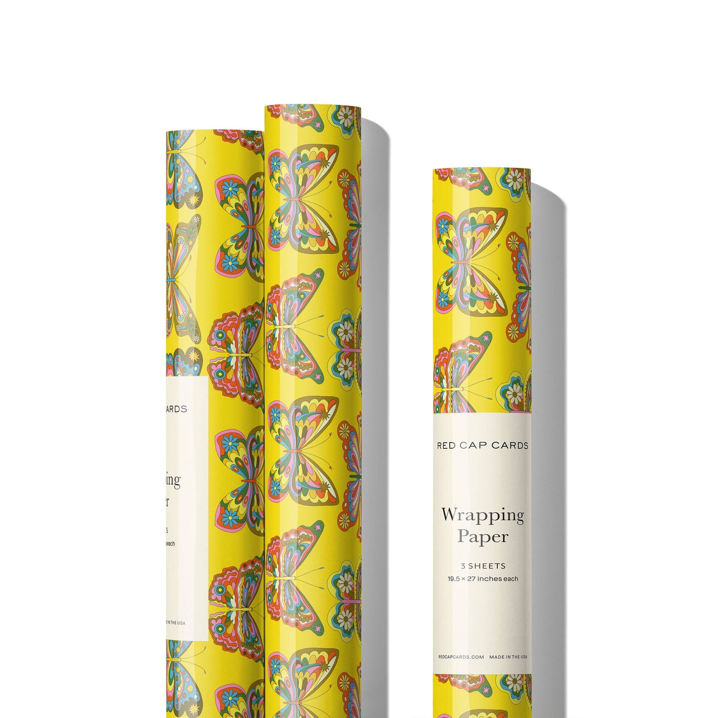 Psychedelic Butterfly wrapping paper