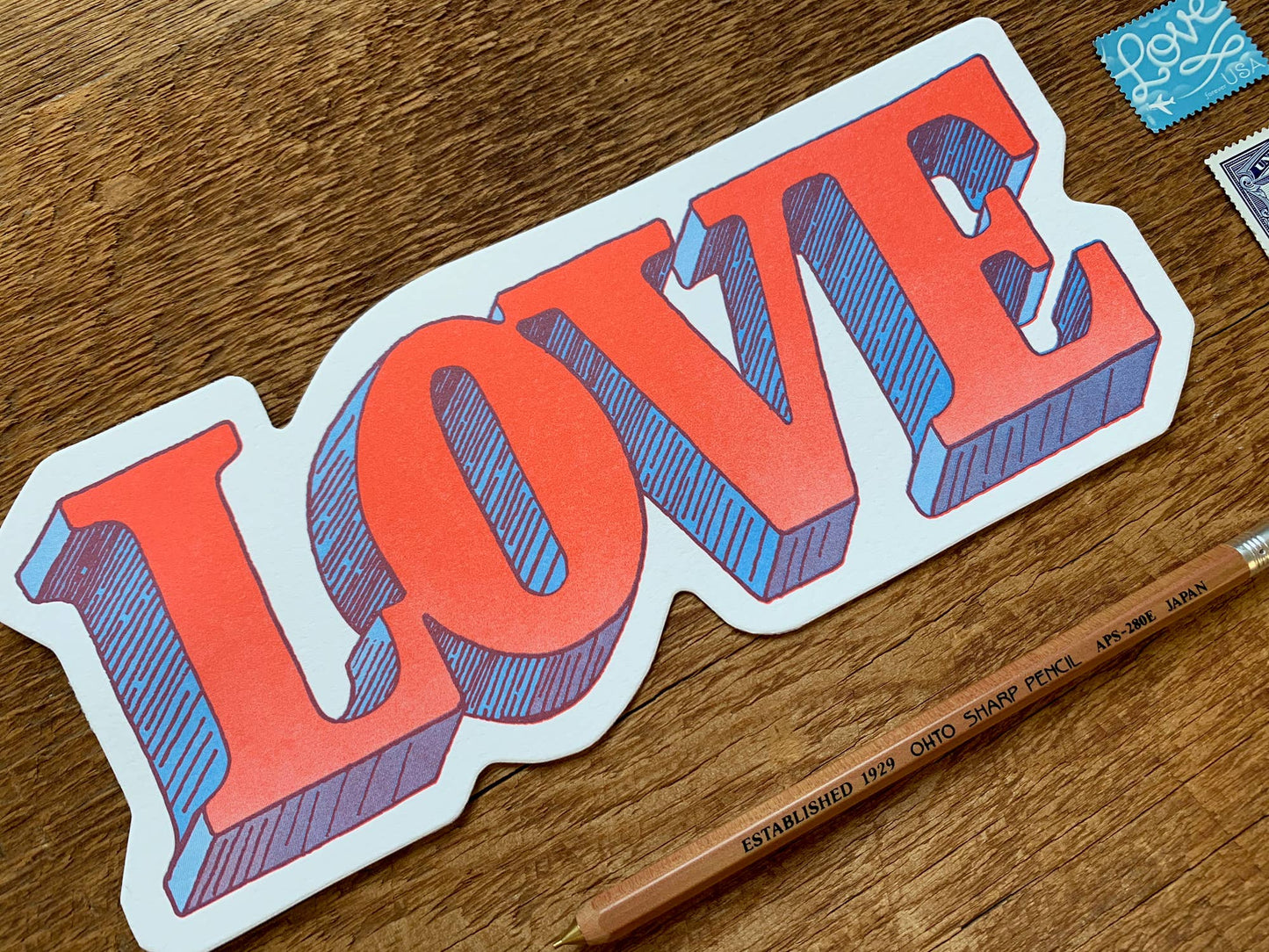 Philadelphia Love Postcard