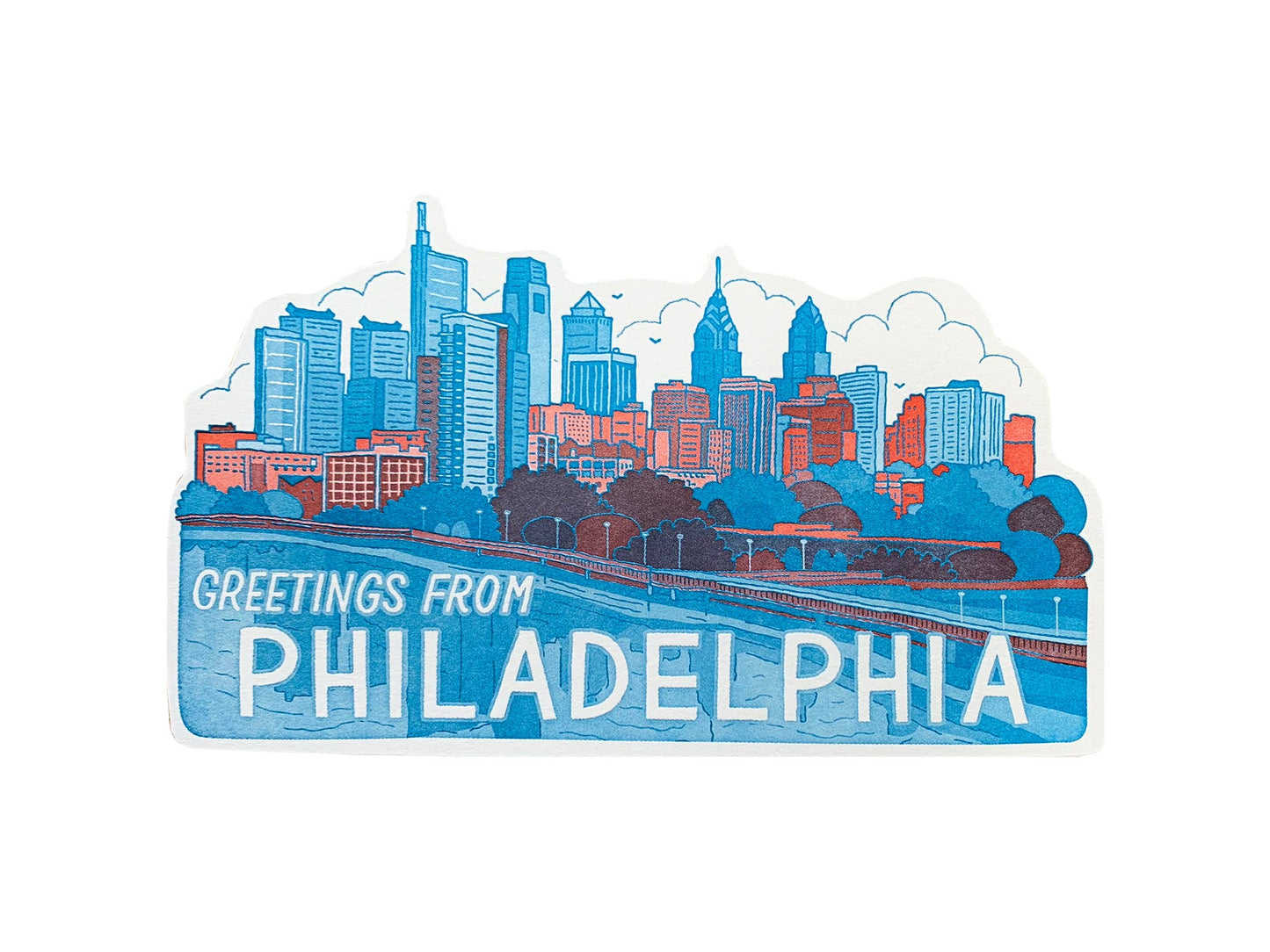 Philadelphia Skyline Postcard